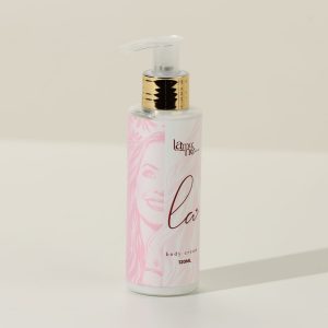 Body Cream La'Monê 120 ml em embalagem rosa