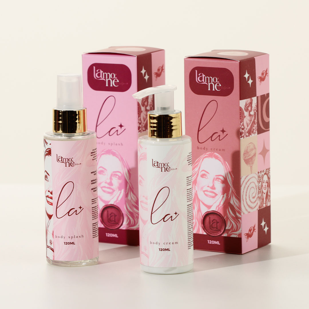 Kit La'Monê com Body Splash e Body Cream